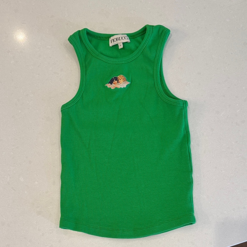 Fiorucci Vibrant Green Tank Top